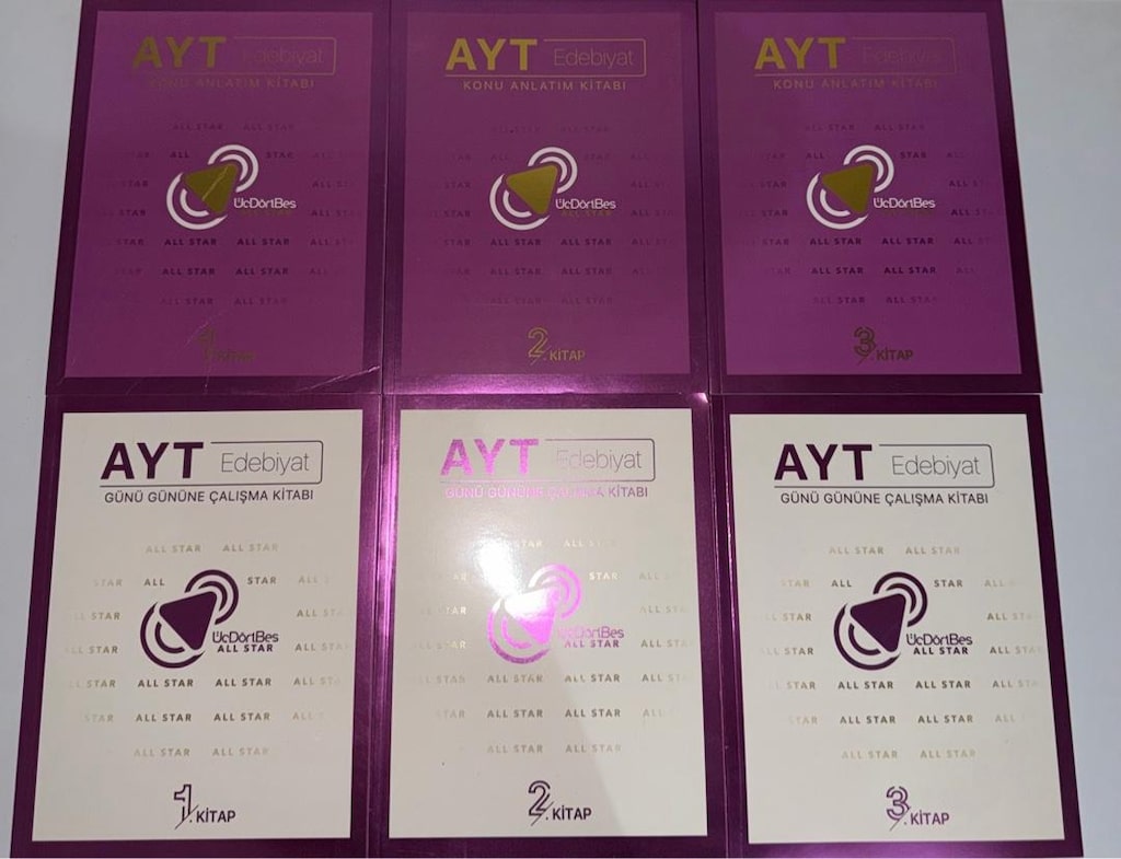 56 ADET FULL SET 345 ALL STAR TOPLAM SIFIR TYT-AYT - 3