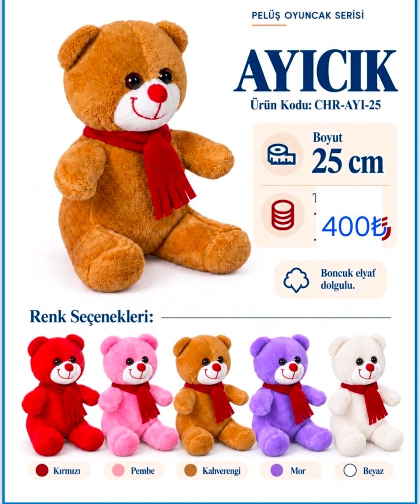 pelüş oyuncak 100tl 100 tl - 8