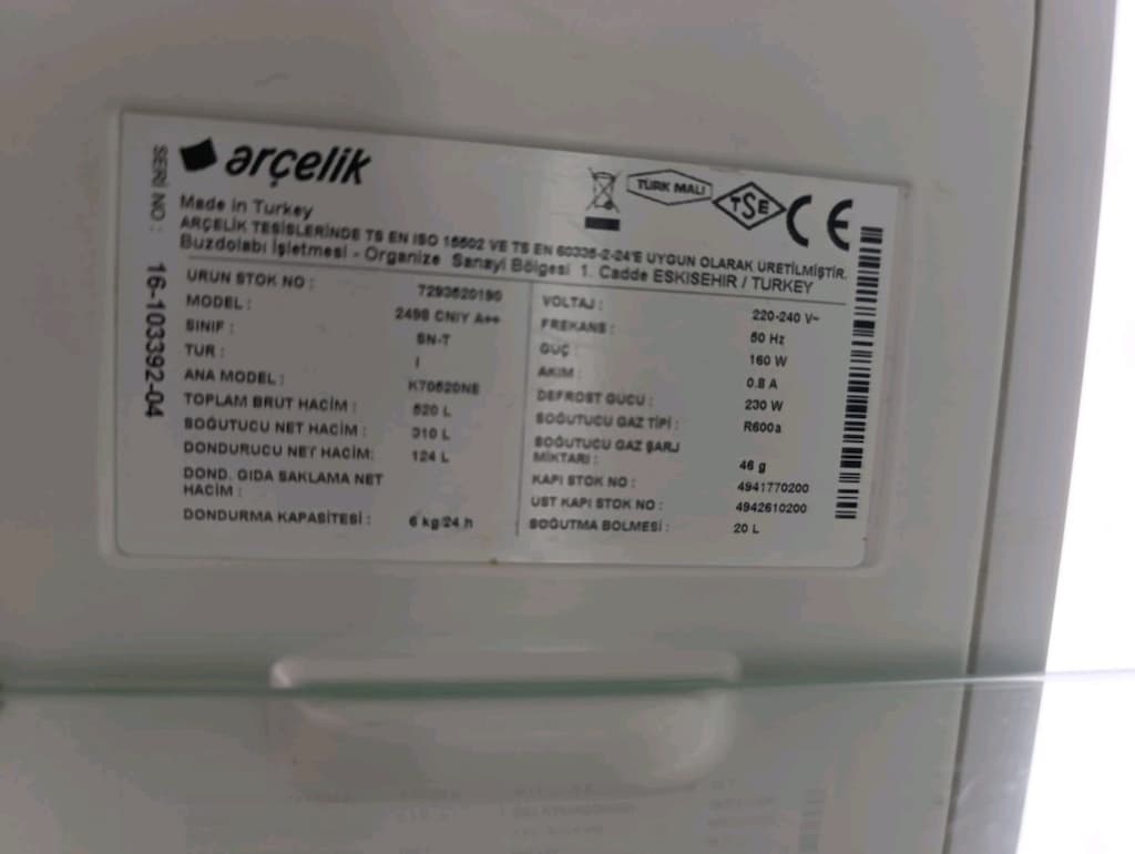 Arçelik 520 litre - 4