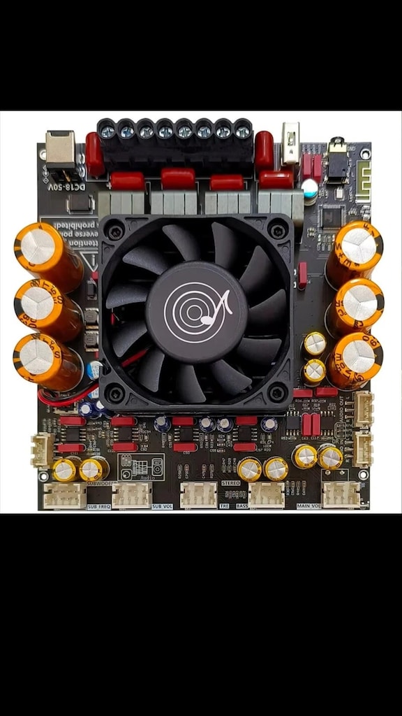 ZK-AS21P 1200W TPA3255 2.1 Bluetoth Amplifikatör potans kablolu - 9