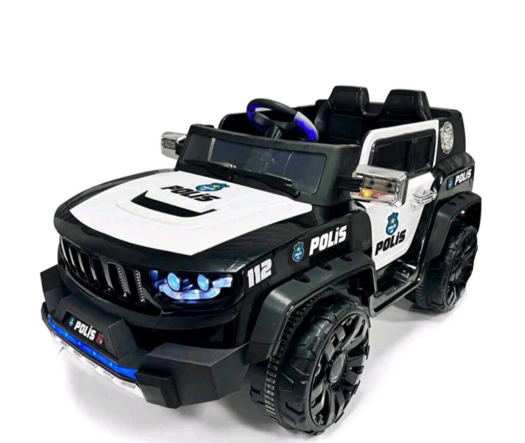 akülü polis arabası jip - 2
