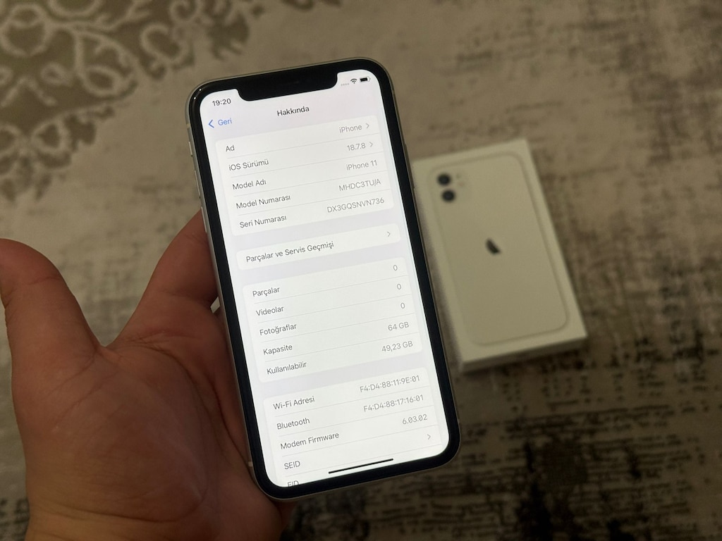 Çok Temiz Tamirsiz Sorunsuz iPhone 11 TR Cihazı Kutulu - 3