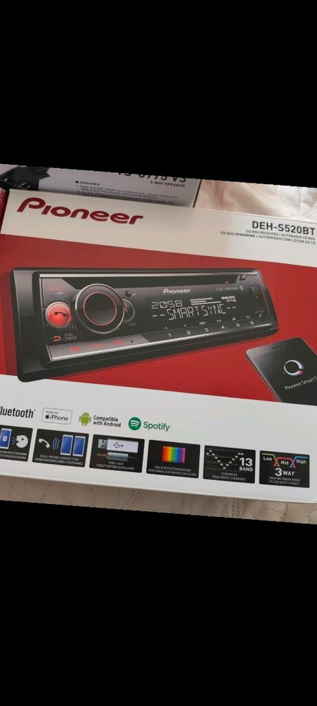 pioneer deh s 520 bt uzun sase orjinteyp sifir kutu fuul ozellik 2026 - 9