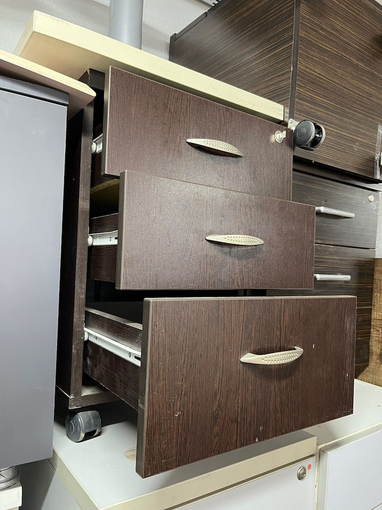 KLAS OFİS PENDİK 40x60x45 CEVİZ OFİS KESONU İKİNCİ EL - 2