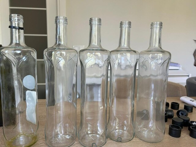 1 litre zeytinyağ şişesi GEOLİVE model