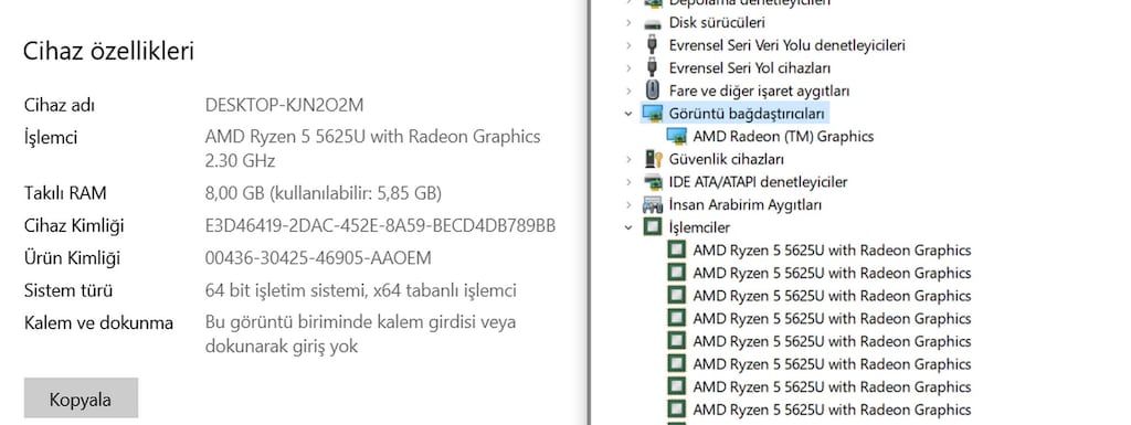 Lenovo IdeaPad 1 AMD Ryzen 5 5625U 8 GB 512 GB 15.6" FHD Notebook - 5