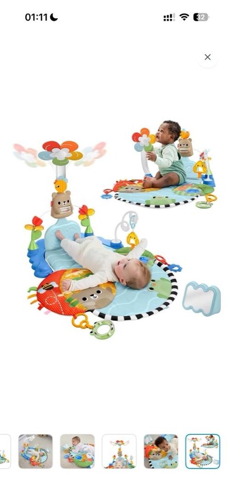 Fisher-Price 3'ü 1 Arada Duyusal Gelişim Jimnastik Merkez - 5