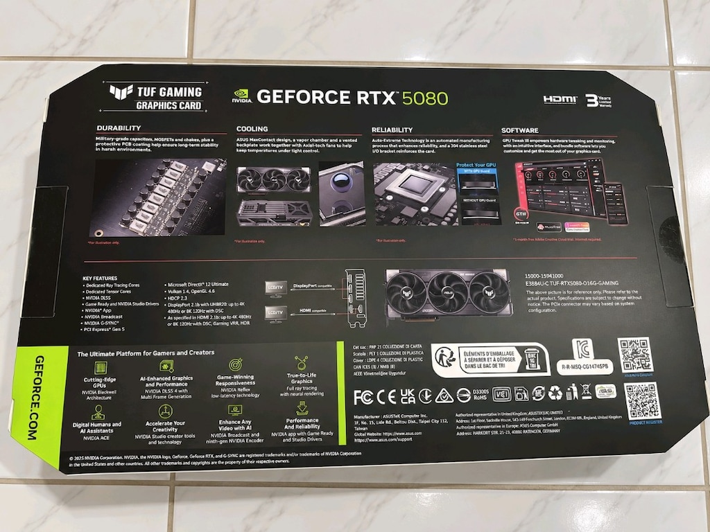 ASUS TUF RTX 5080 16 GB EKRAN KARTI - 2