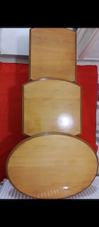 Iç içe geçebilen sağlam temiz kullanışlı ahşap sehpa takımı - 3