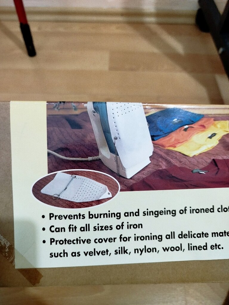 Sıfır kutusunda yurtdışından alındı ütüleme sırasında kumaş koruyucu. - 5