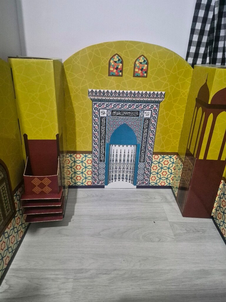 MAKET CAMİ YAPBOZ TARZI KARTONDAN - 4