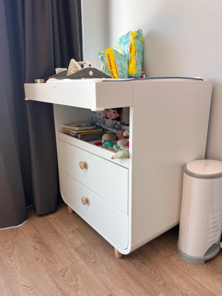 iki çekmeceli bebek alt değiştirme masası - 2