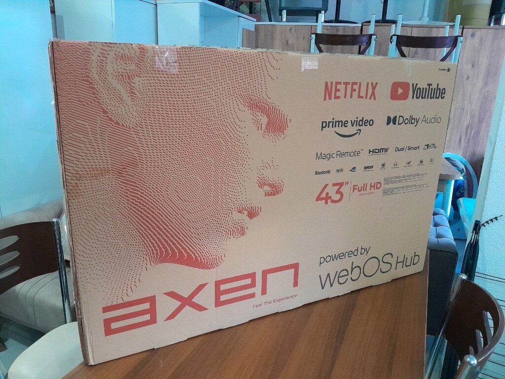 sıfır ayarında axen marka 109 ekran televizyon internetli - 3