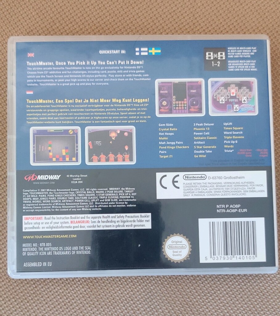 NINTENDO DS Touch Master 23 Oyun. - 3