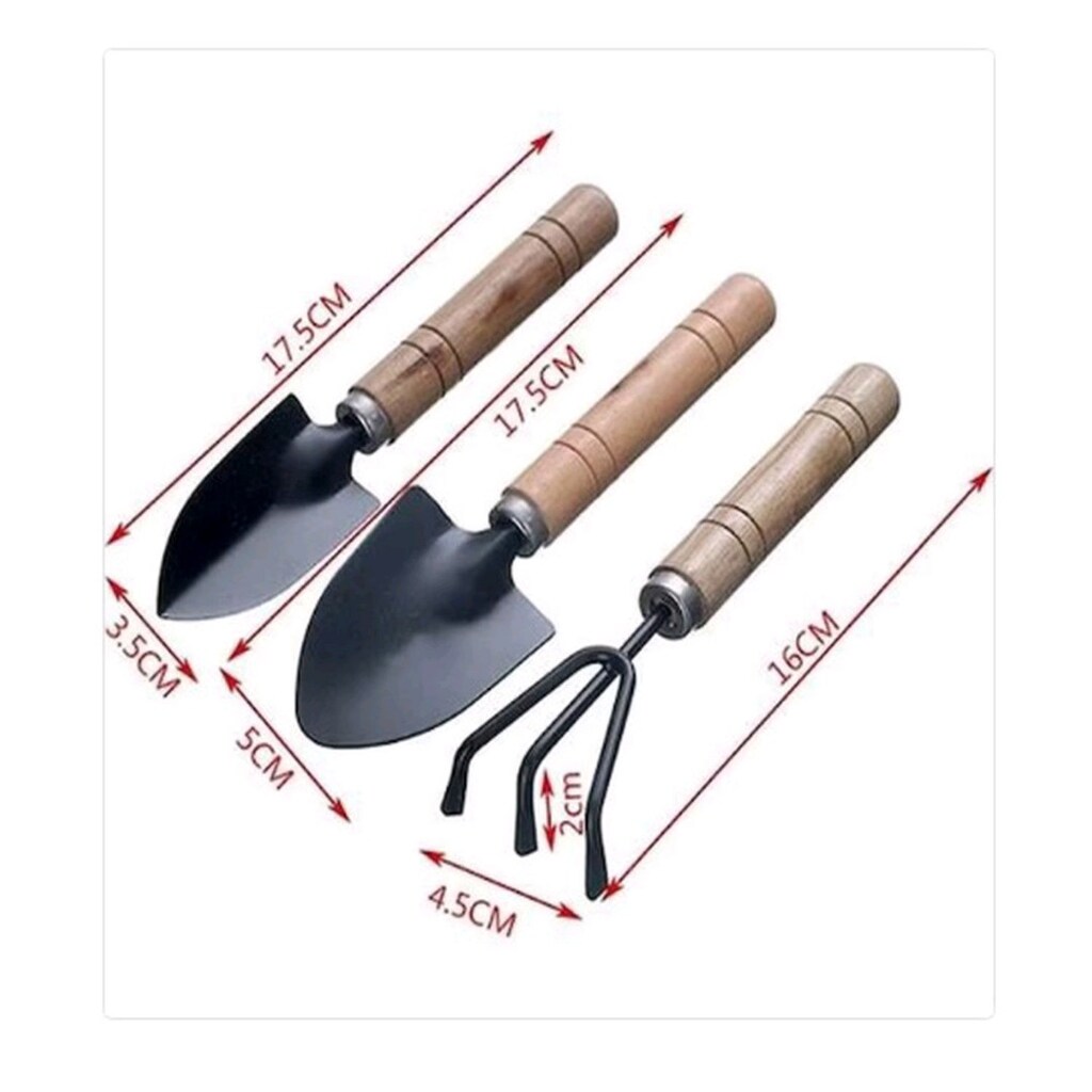 3 LÜ HOBİ BAHÇE SAKSI KÜREK SETİ - 4