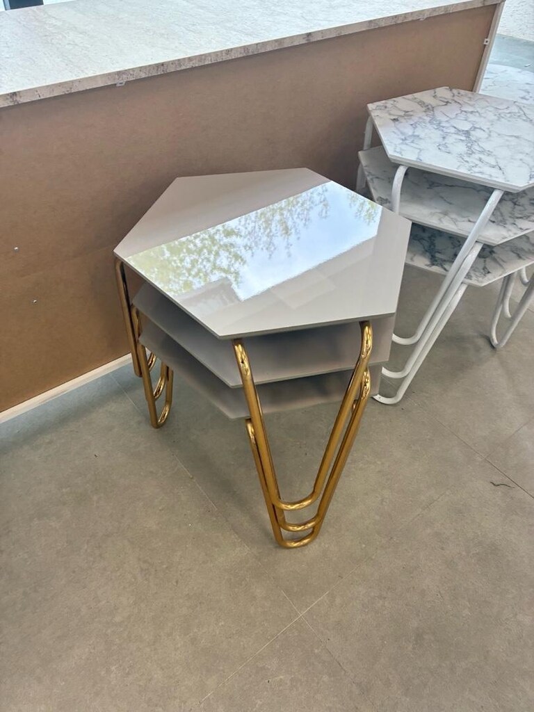 altıgen mdf salon sehpası - 2