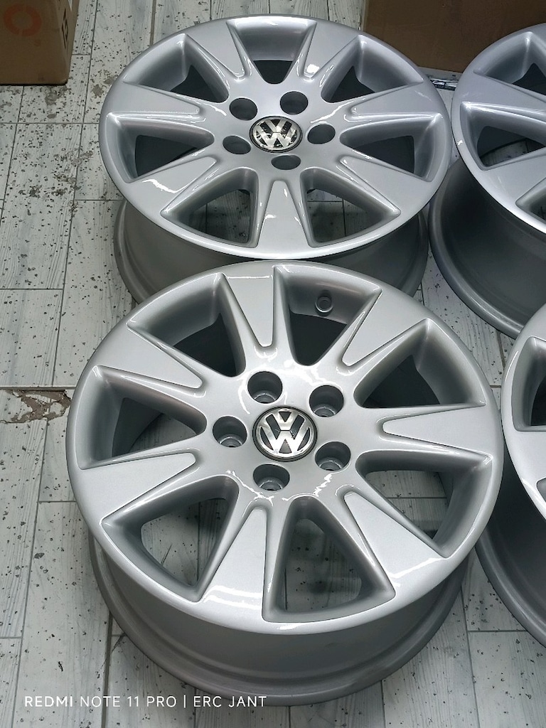 17 - 5x112 VW JETTA CADDY PASSAT ORJİNAL JANT TAKIMI - 8