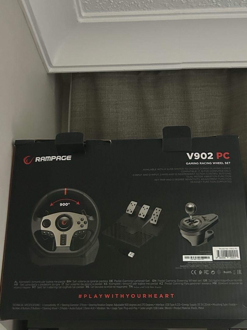 Rampage V902 PC Direksiyon Seti (Manuel) - 7
