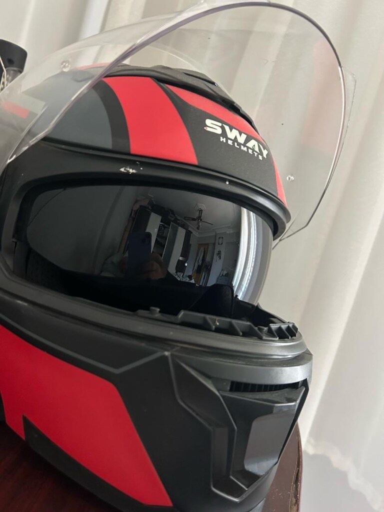 SWAY ÇENE AÇILIR VİZÖRLÜ KASK - 7