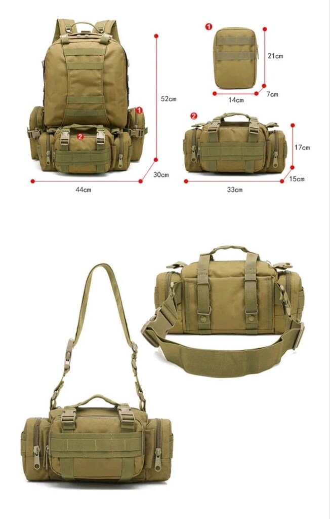 Taktik sırt çantası tactical Çanta - 8