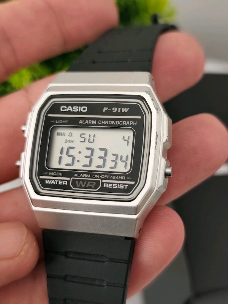 Orjinal Casio F-91W Erkek Saat - 5