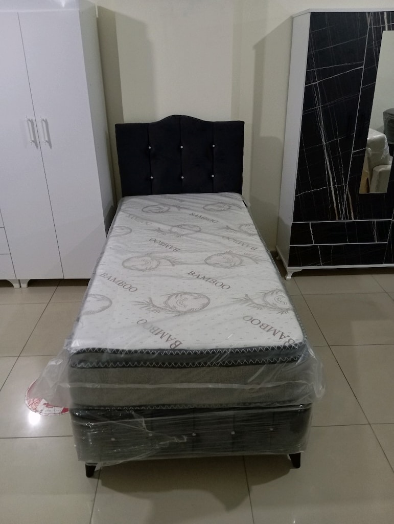 UYGUN FİYATA ŞOK KAMPANYA TEK KİŞİLİK SIFIR BAZA BAŞLIK YATAK - 9