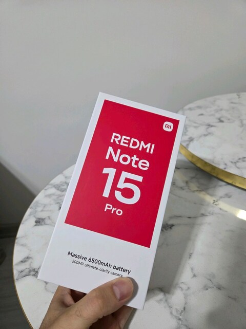 note 15 pro hiç kullanılmadı