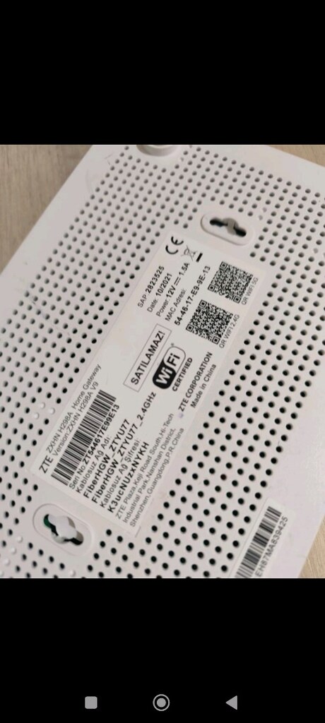 ZTE FİBER VDSL MODEM TERTEMİZ SORUNSUZ İHTİYAÇ FAZLASI TAKAS YOK YOKTU - 3