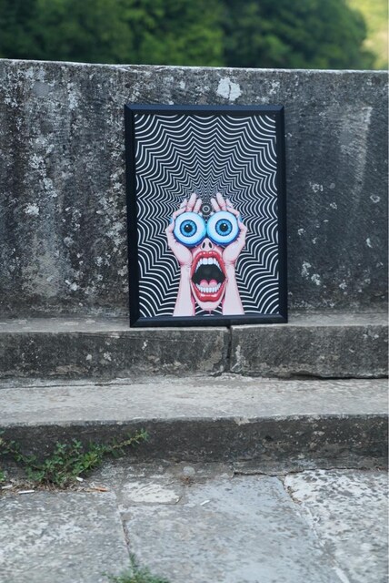 50x70 CAMLI ÇERÇEVELİ PREMİUM TABLO