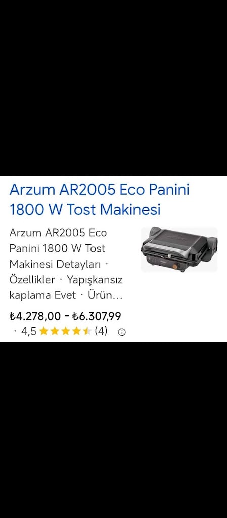 KELEPİR SIFIR ARZUM ECO PANİNİ TOST VE IZGARA MAKİNESİ KAÇIRMAYIN!! - 6