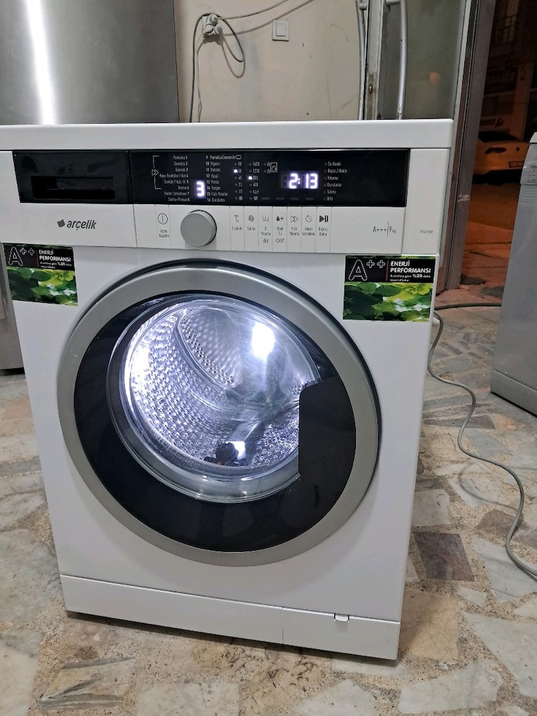 sıfır gibi arcelik 9kloluk piyano serisi camaşır makinesi 9.500 tl - 5
