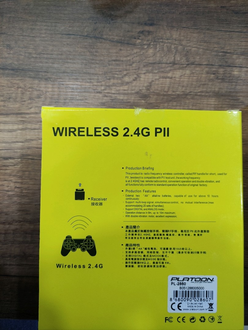 Sıfır, Kablosuz PS2 Oyun Kolu (2.4 GHz Wireless Gamepad) - 3