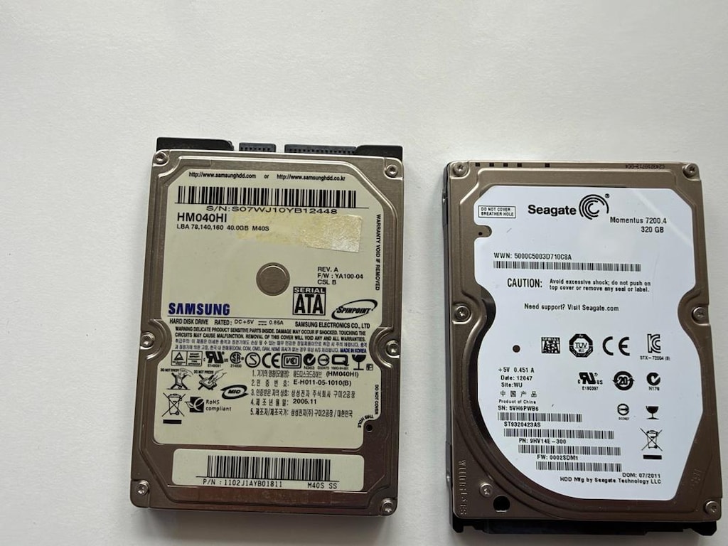 320 gb 2.5 inc sata harddisk - 2