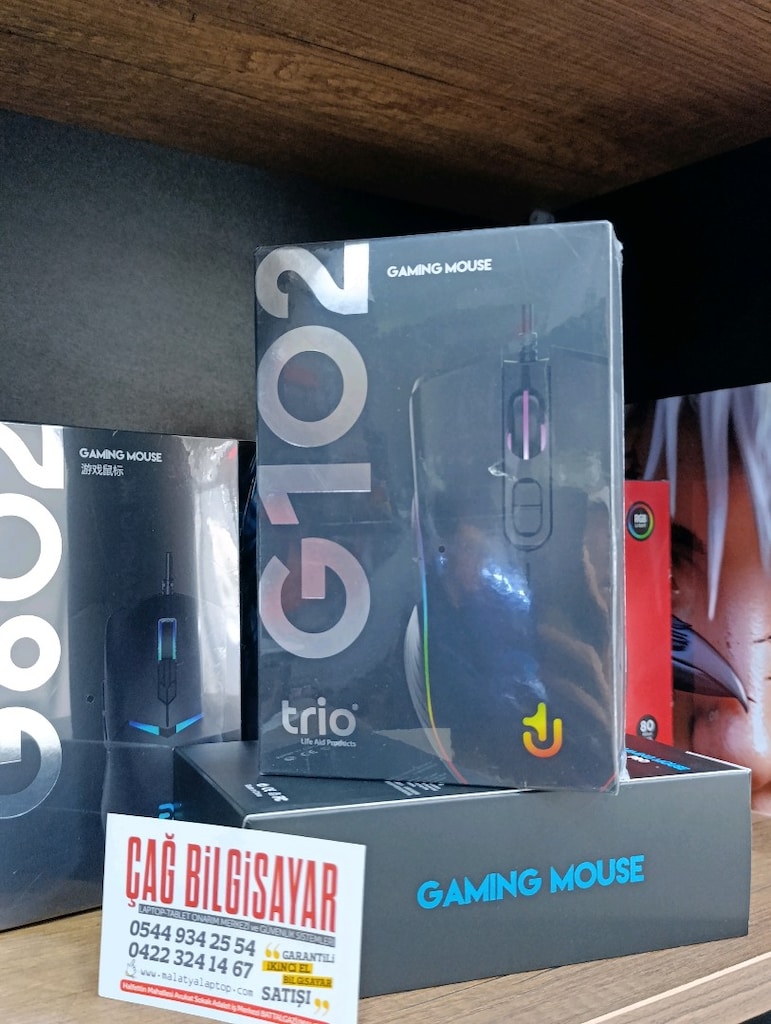 Sıfır Kapalı Kutu G102 Trio RGB Kablolu Gaming Mouse