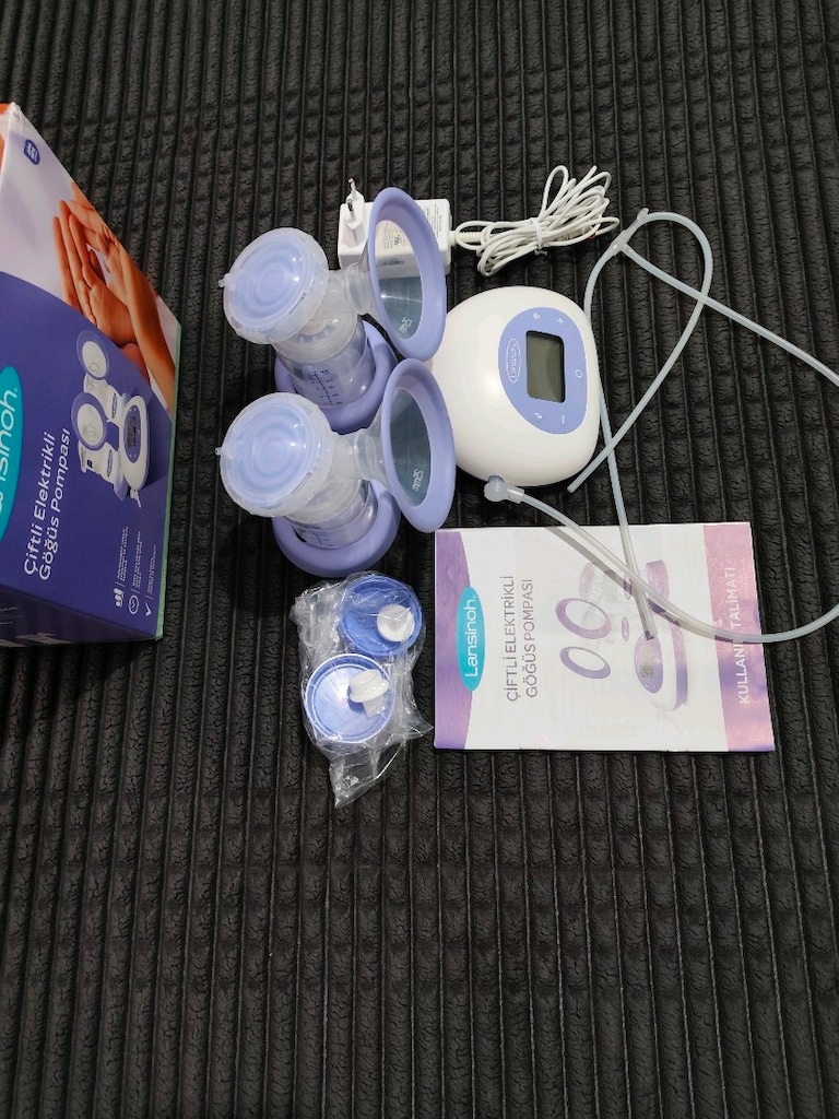 ELEKTRİKLİ SÜT POMPASI ÇİFTLİ LANSİNOH