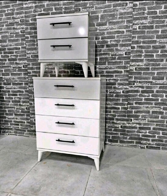 BEYAZ ŞİFONYER +KOMİDİN