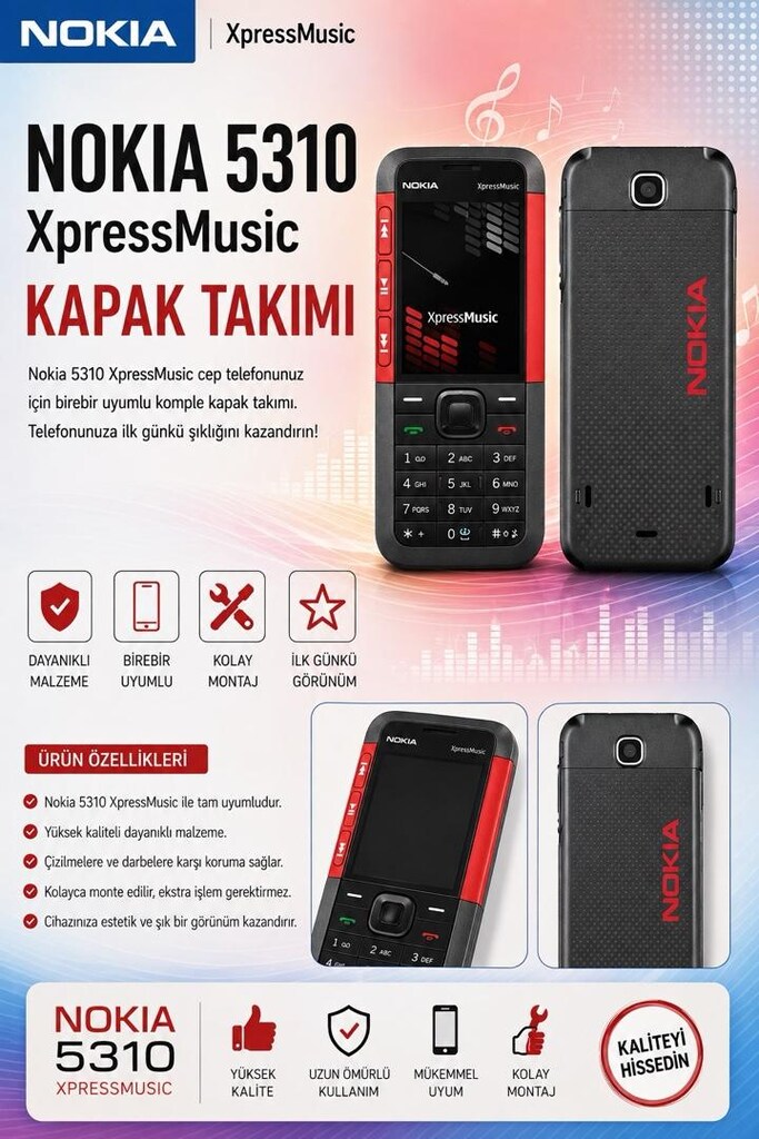 NOKİA 5310 KAPAK TAKIMI