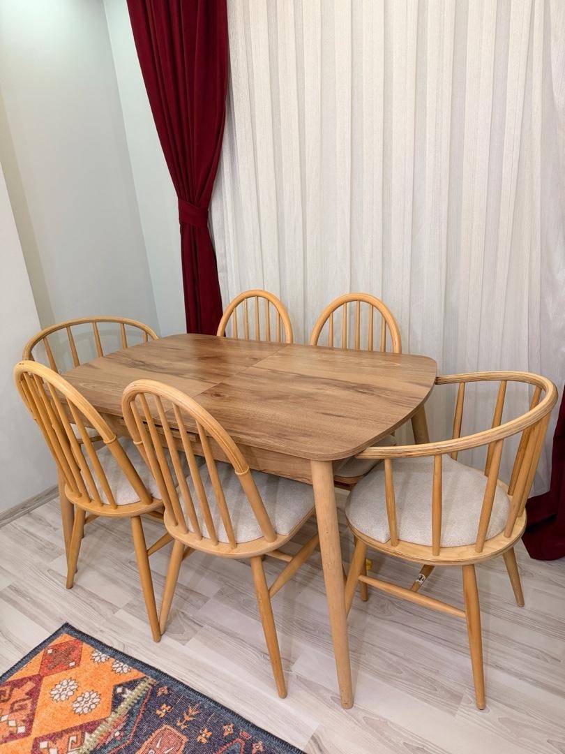 Ahşap Masa Sandalye Takımı - 9