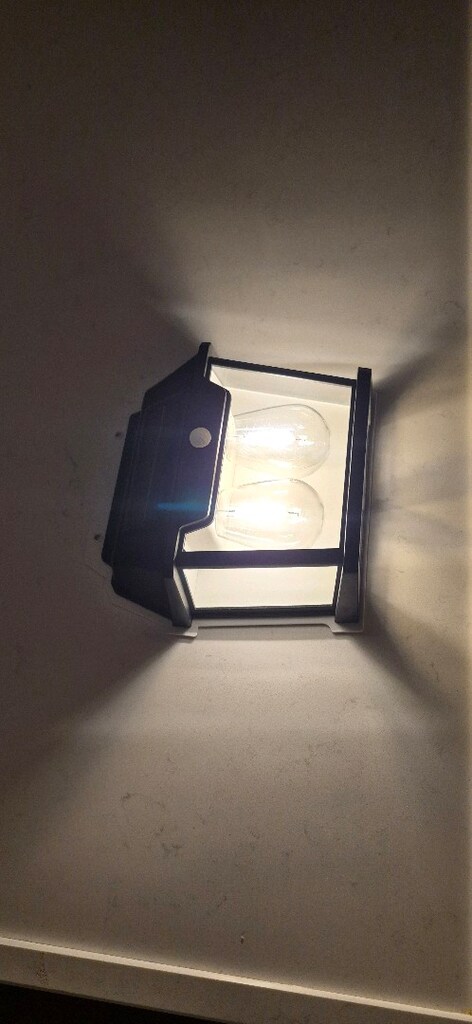 28 W SOLAR ÇİFT AMPUL BALKON VE BAHÇE AYDINLATMA - 4