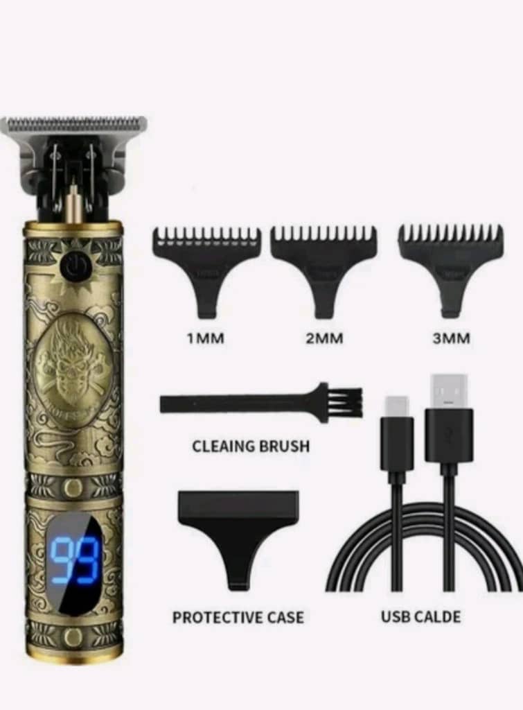 LCD Ekranlı Tıraş Makinesi - Saç -Sakal - Düzeltme -Sıfır Kesim - 3