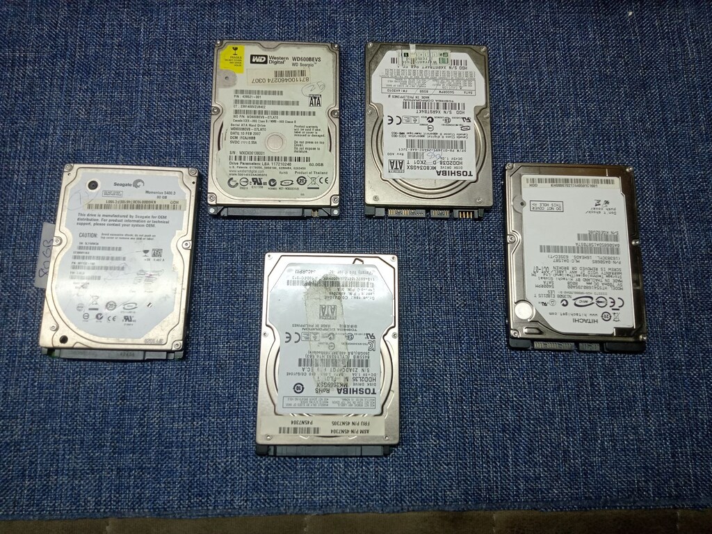 TOSHIBA 80 GB HDD ÇEŞİTLERİ %90 ÜSTÜ SAGLAM