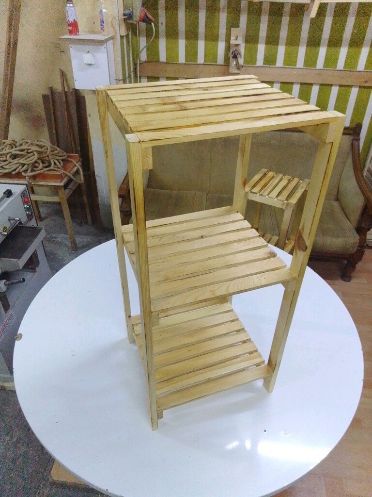 dekoratif #raf #çiceklik #ahsap - 2