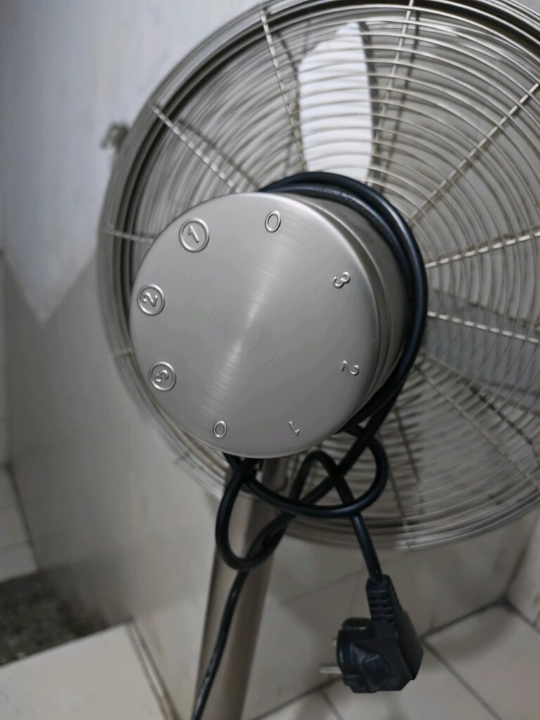 Vantilatör Sanayi tipi çelik pervane Led ışıklı Vantiratör fan - 6