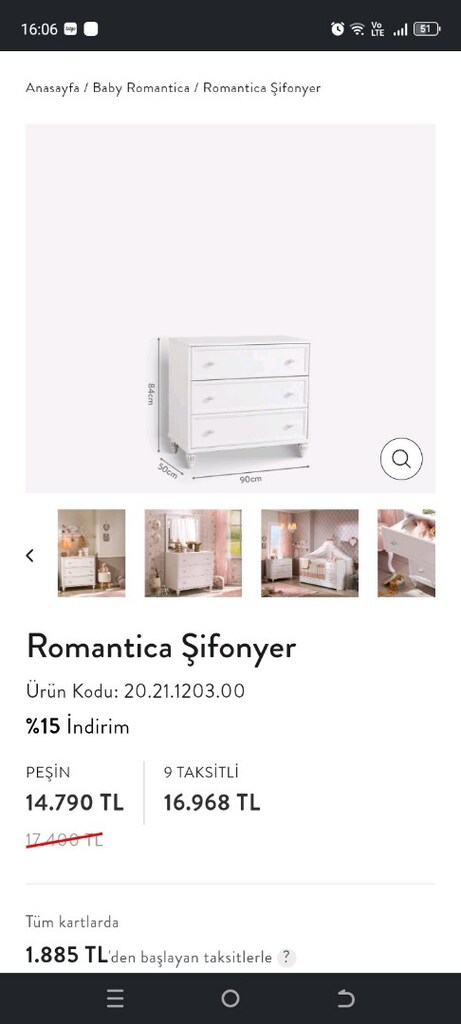 çilek mobilya şifonyer - 5