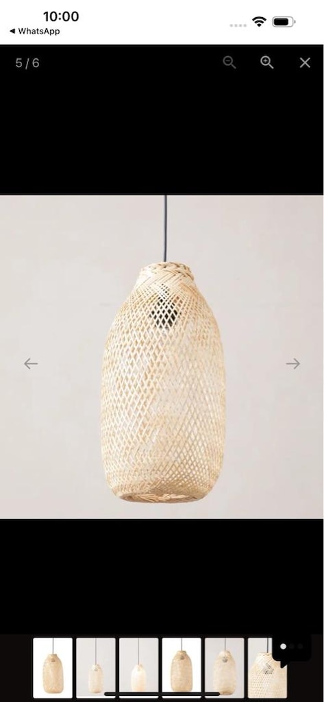 Mudo tasarım rattan avize - 8