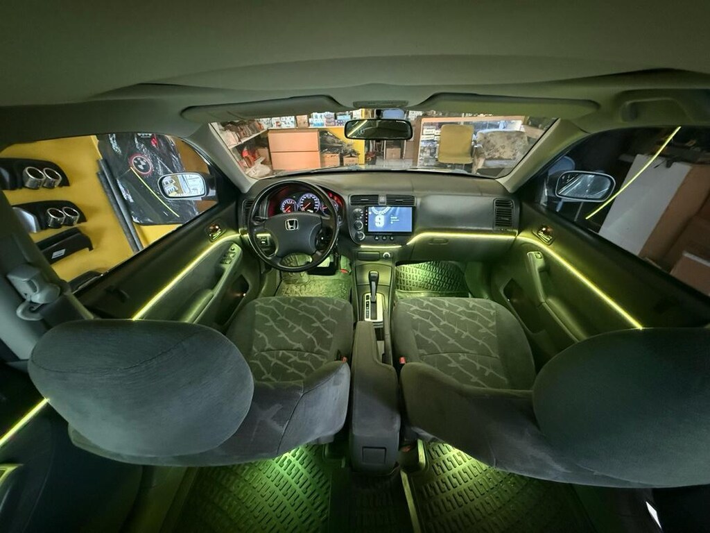 civic V TEC iç ambiyans 64 renk rgb animasyonlu - 17