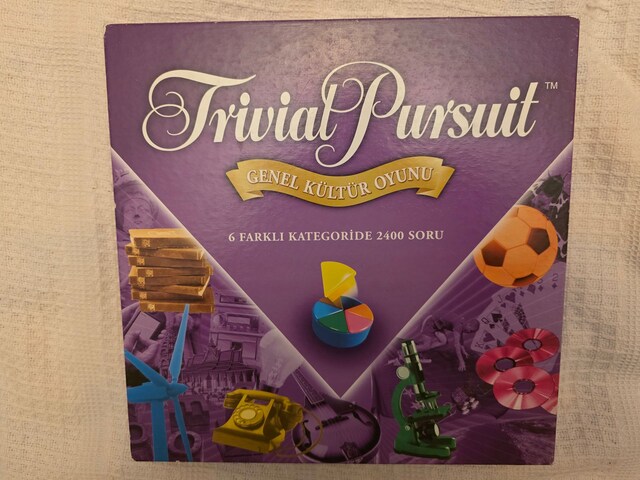 Trivial Pursuit Genel Kültür Oyunu (Türkçe) Orijinal Eksiksiz