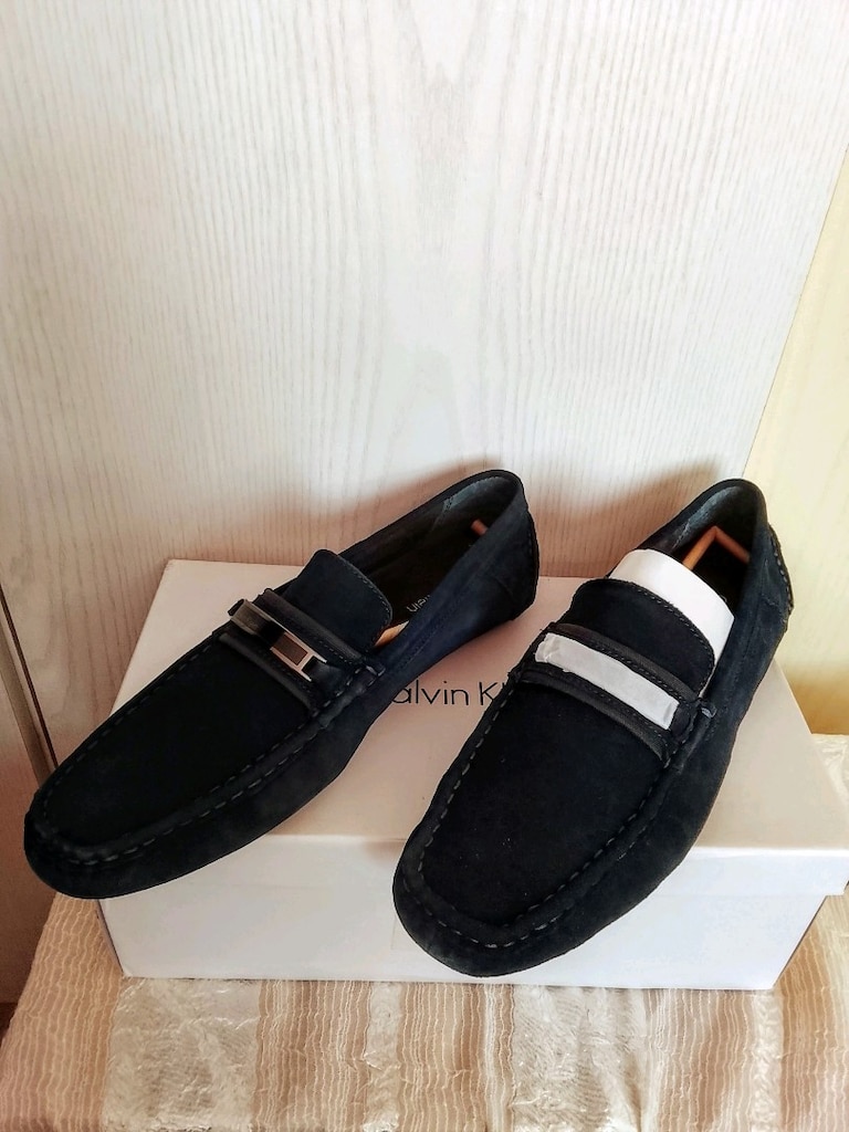 Calvin Klein Lacivert suet loafer. - 8