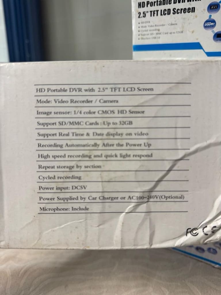 Sıfır HD DVR Araç İçi Kayıt Kamerası - 2.5" Ekranlı - 6