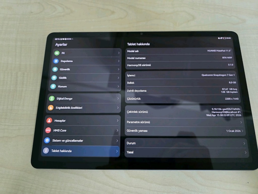 Öğrenciden temiz Huawei Matepad 11.5" - 2